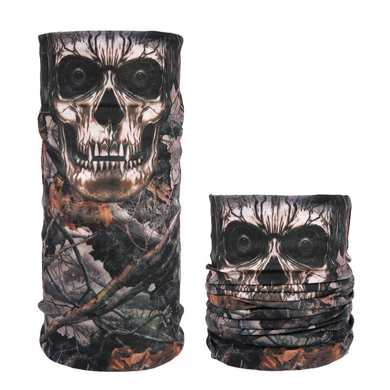 Multifunctional Skull Pattern Headband