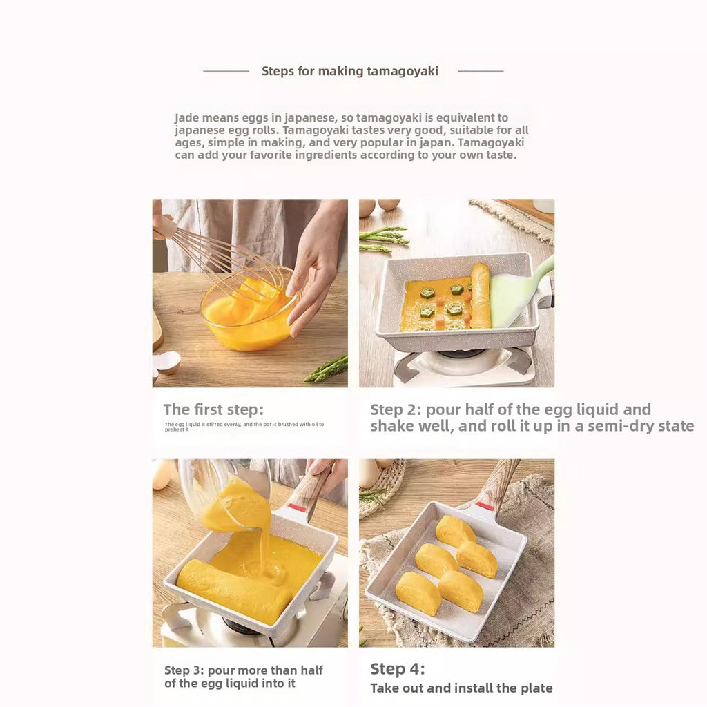 Household Square Steak Omelette Breakfast Pan