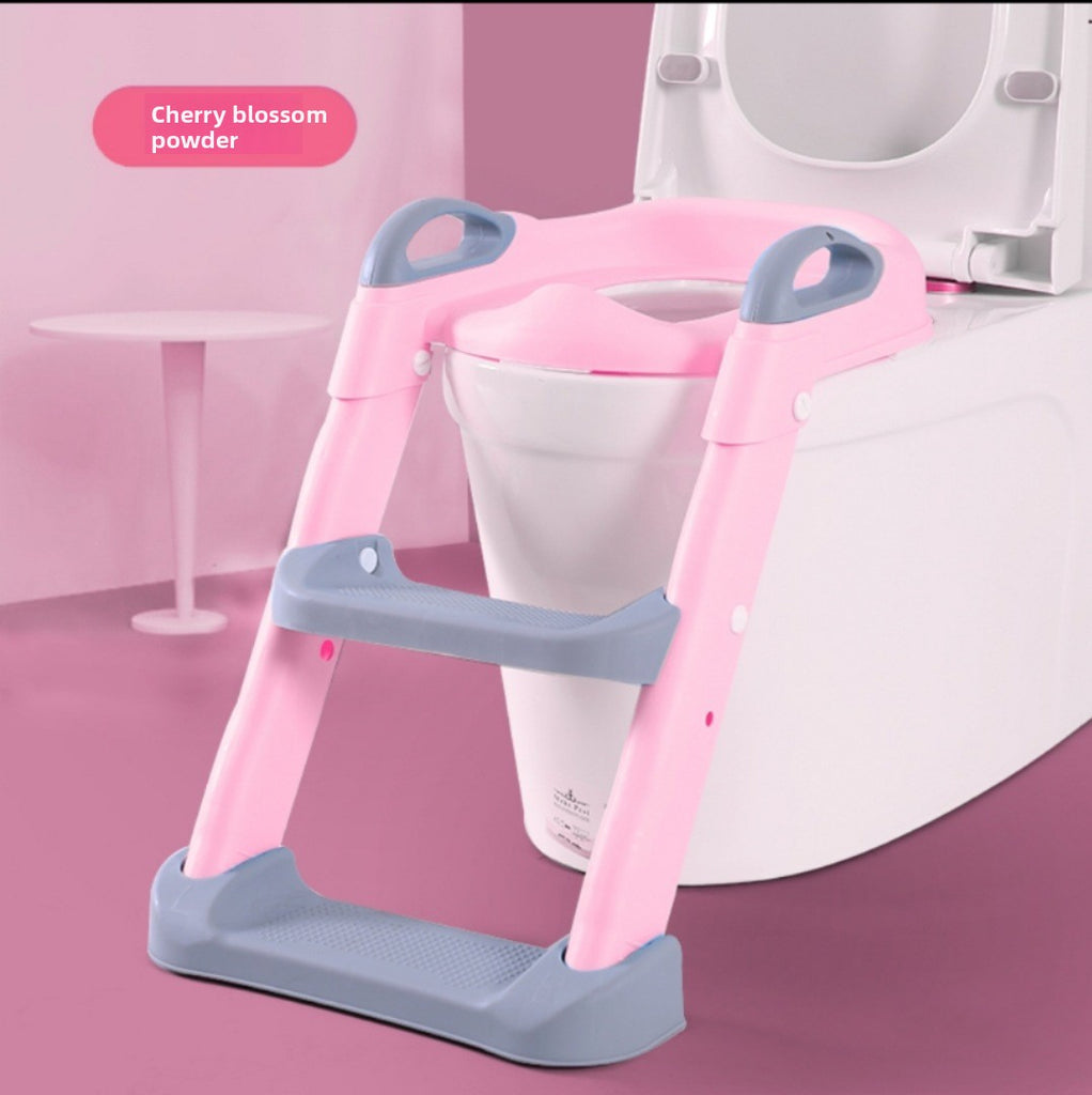 Kids Potty Training Seat with Ladder  Adjustable Child Toilet Seat, Non-Slip, Foldable, Safe for Boys & Girls