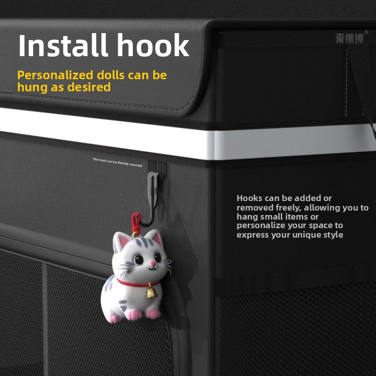 Car Trunk Folding Storage Box – Dual Color Organizer