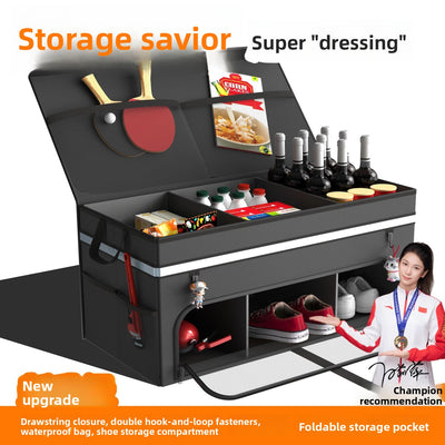 Car Trunk Folding Storage Box – Dual Color Organizer