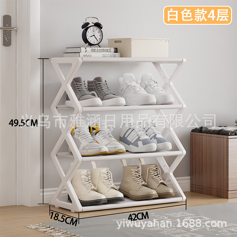 Hot Sale X-type Simple Dust-proof Shoe Rack