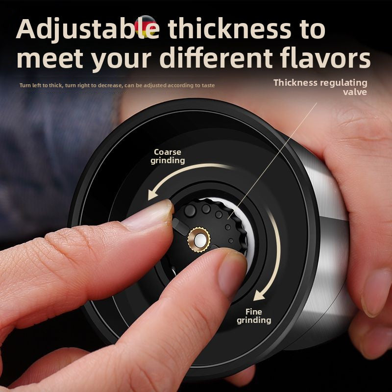 304 Stainless Steel Black Pepper Powder Grinder