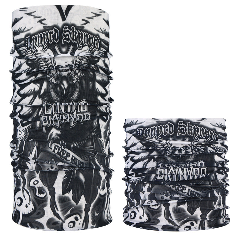 Multifunctional Skull Pattern Headband