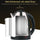 304 Stainless Steel Electric Kettle Fast Boil, Auto Shut-Off, 1.8L Household Water Boiler