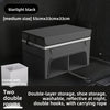 Car Trunk Folding Storage Box – Dual Color Organizer