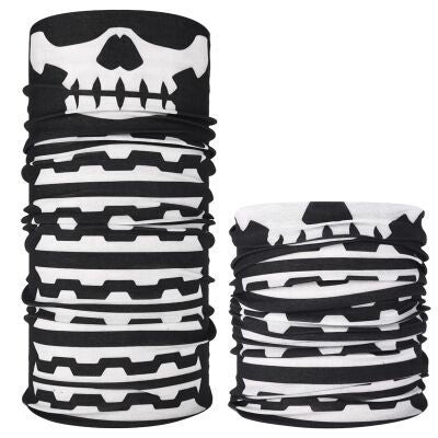 Multifunctional Skull Pattern Headband