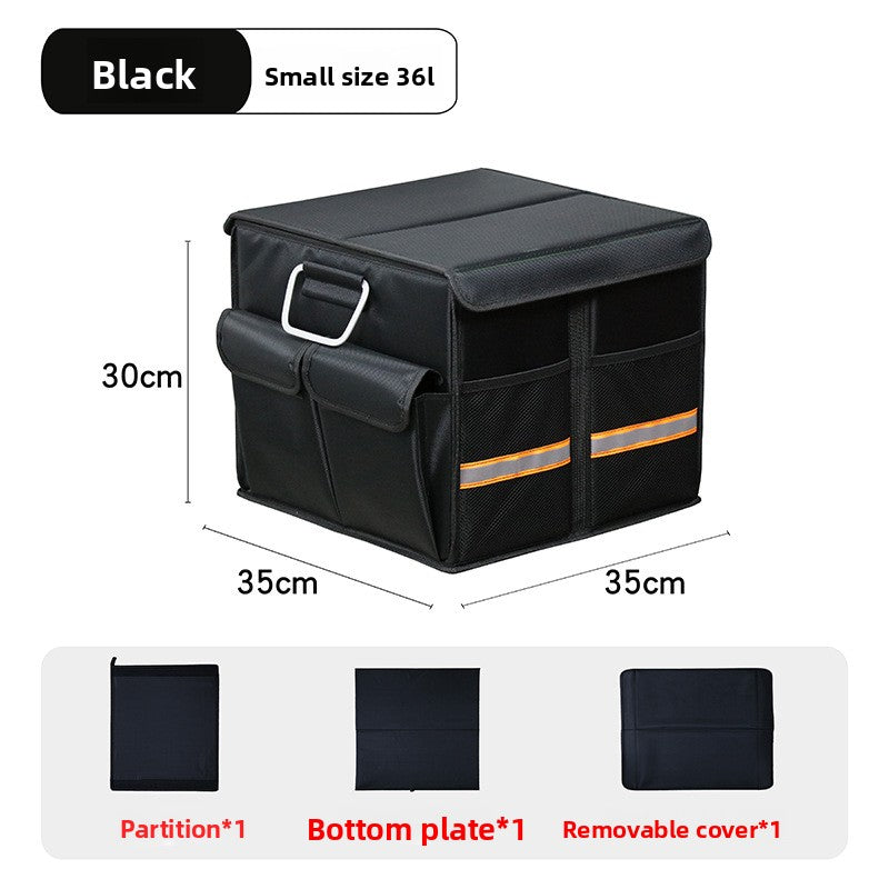 Folding Car Trunk Storage Box – Dual Color Organizer