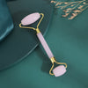 Rose Quartz Facial Roller & Gua Sha Set  Natural Stone Face Massager for Skin Glow, Lifting, Anti-Aging & Relaxation