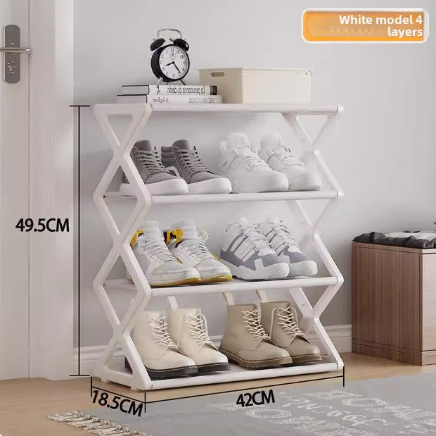 Hot Sale X-type Simple Dust-proof Shoe Rack