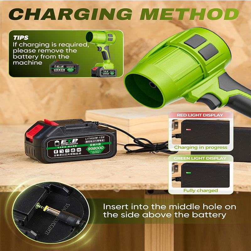 Lithium battery blow fan