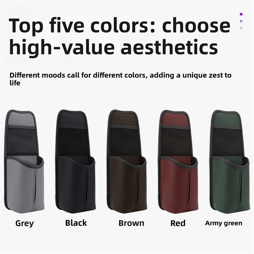 Premium Car Storage Bag with Leather Multi Compartments