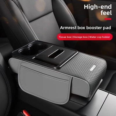 Car Armrest Box with Storage & Comfort Pad