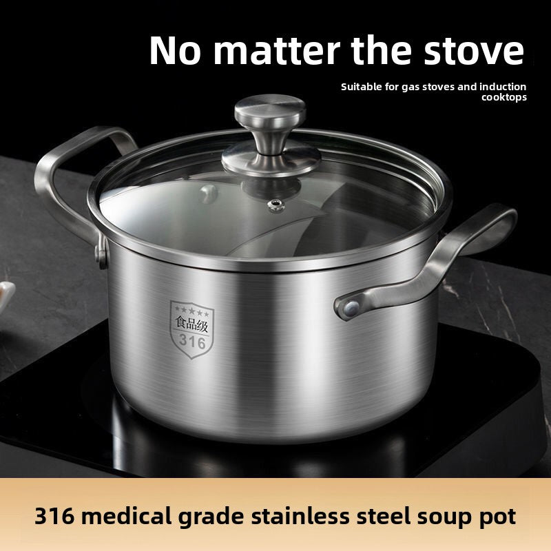 German 316 stainless steel saucepan