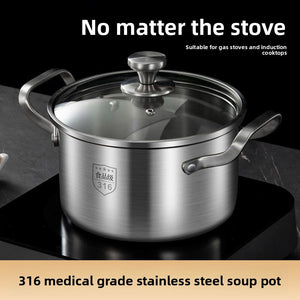 German 316 stainless steel saucepan