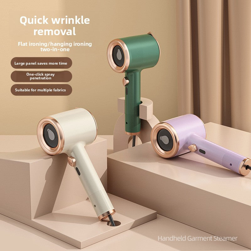 "Portable Handheld Garment Steamer for Clothes  Quick Wrinkle Removal, Fast Heating, Powerful Steam, Travel-Friendly Fabric Steamer"