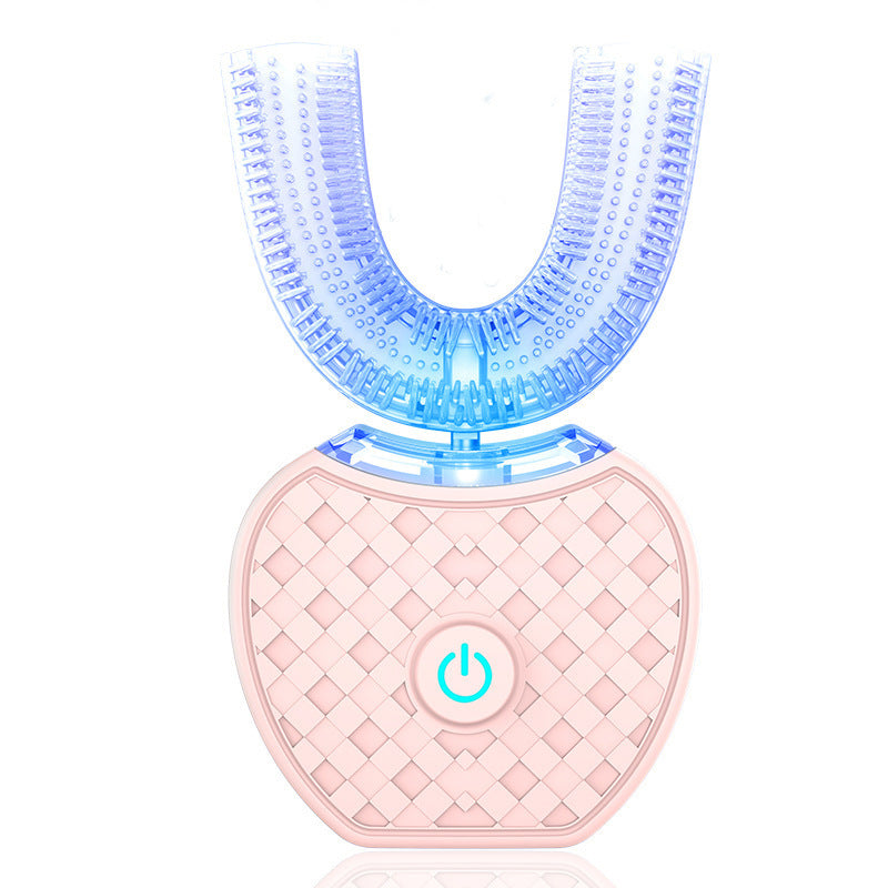 Automatic U-Shaped Electric Toothbrush for Adults  360 Ultrasonic Cleaning, Hands-Free Smart Toothbrush