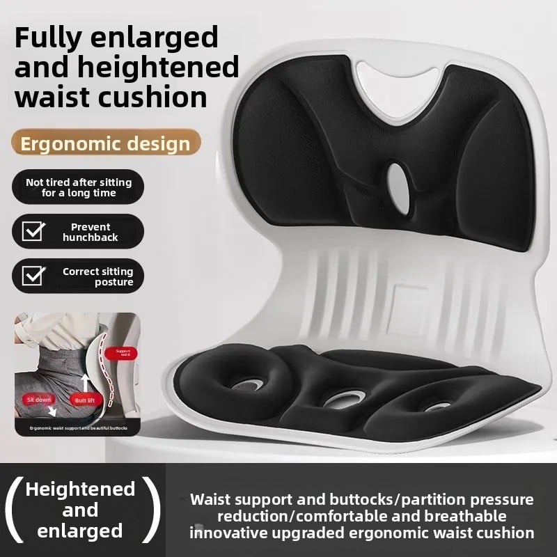 Lumbar support and correction cushion