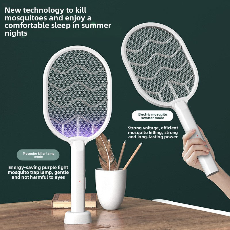 Mosquito-killing lamp two-in-one electric mosquito swatter