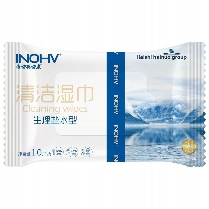 Saltwater cleaning wipes