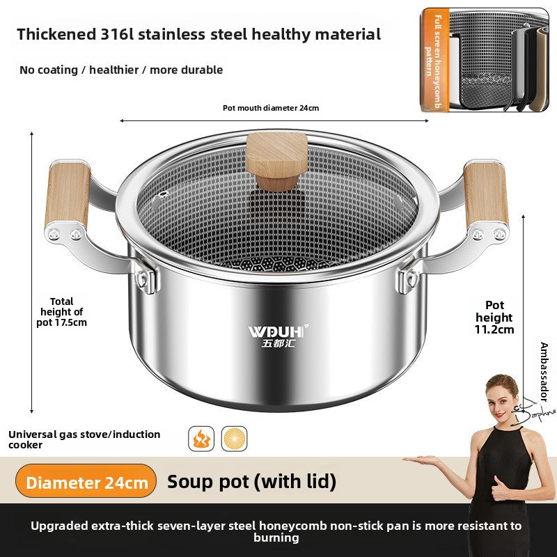 stainless steel pot
