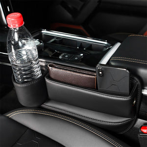 Car Storage Box – Seat Gap Organizer & Cup Holder
