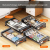Square under-bed storage rack