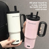 Straw Thermos Cup