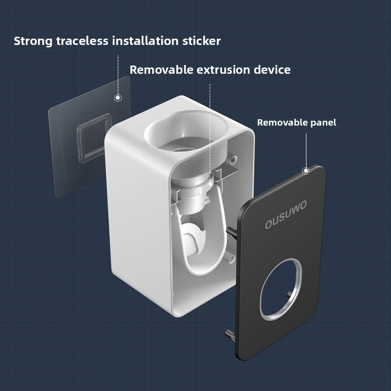 Fully automatic toothpaste dispenser