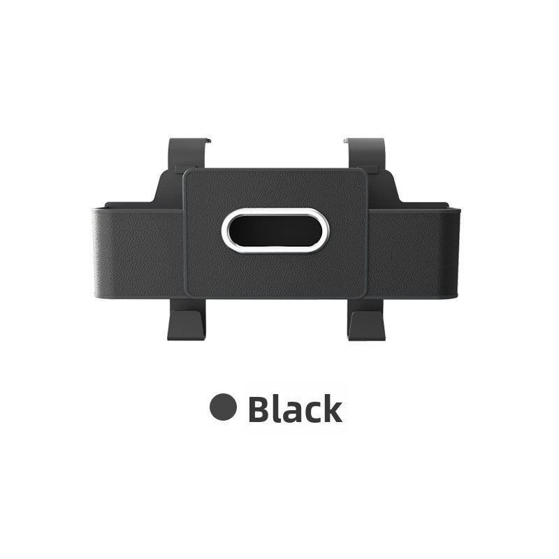 Leather multi-functional storage box for car use