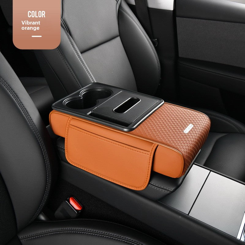 Car Armrest Box with Storage & Comfort Pad