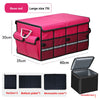 Folding Car Trunk Storage Box – Dual Color Organizer