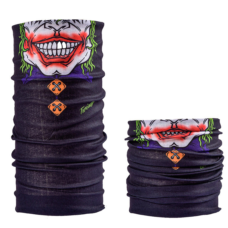 Multifunctional Skull Pattern Headband