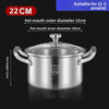 German 316 stainless steel saucepan