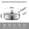 316 Stainless Steel Frying Pan with Foldable Handle