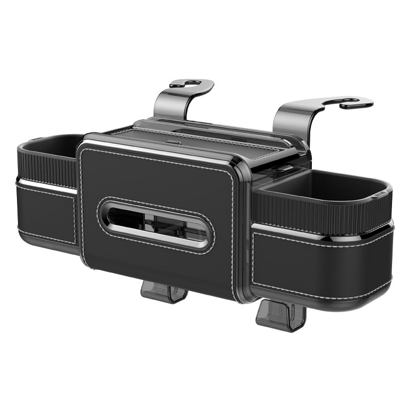 Car Storage Organizer with Tissue & Cup Holder