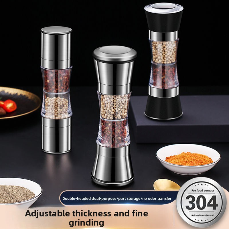 304 Stainless Steel Black Pepper Powder Grinder