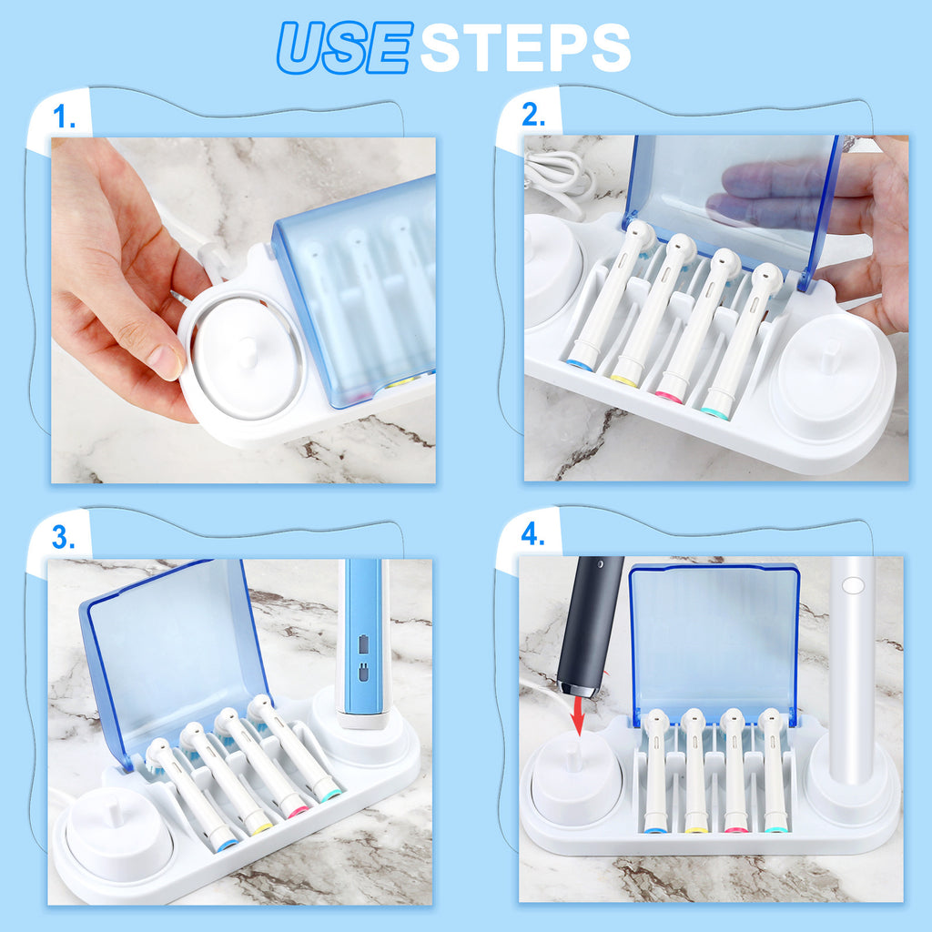 Electric Toothbrush Holder, Punch-Free Storage Rack
