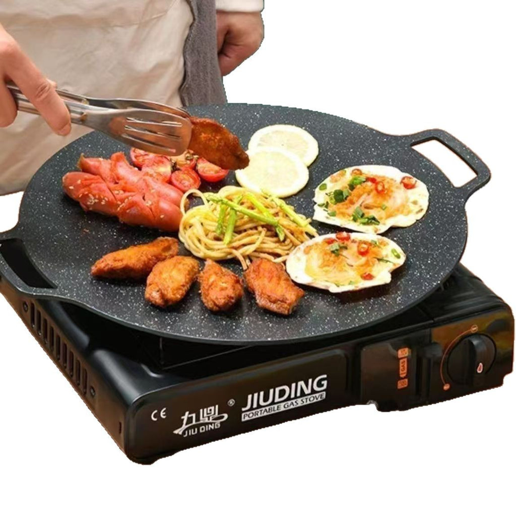 Outdoor Camping Card Stove Maifan Stone Baking Pan