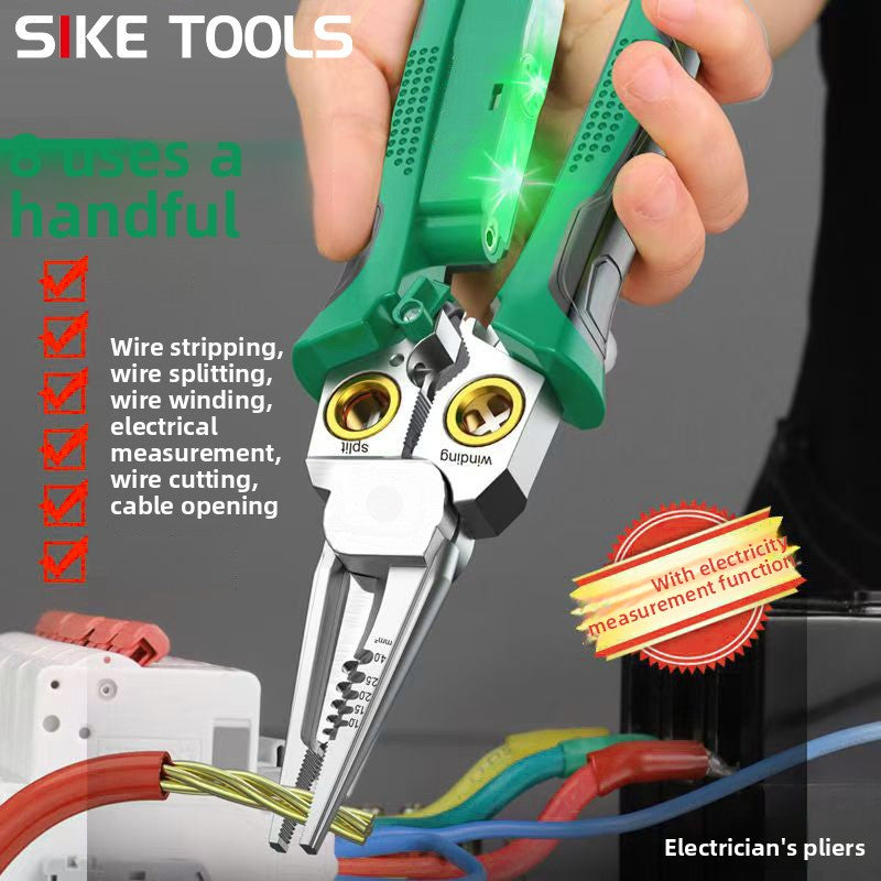 Stainless Steel 8-in-1 Multifunctional Wire Stripper Pliers