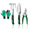 Complete Gardening Tool Set  Heavy-Duty Garden Kit with Gloves, Pruners, Trowels, Forks & Apron for Home & Outdoor Planting