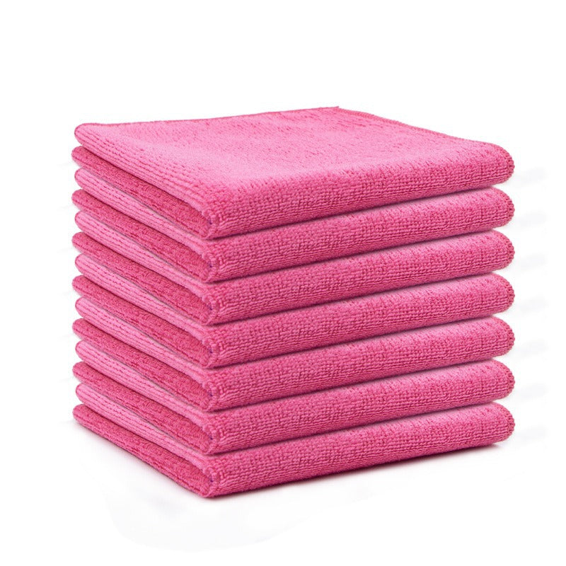 Microfiber absorbent cleaning cloths
