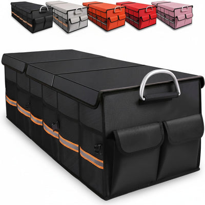 Folding Car Trunk Storage Box – Dual Color Organizer