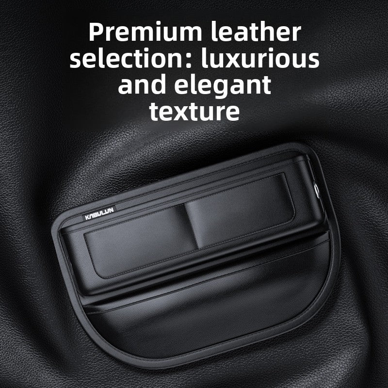 Car Storage Box Seat Gap Organizer with Cup Holder