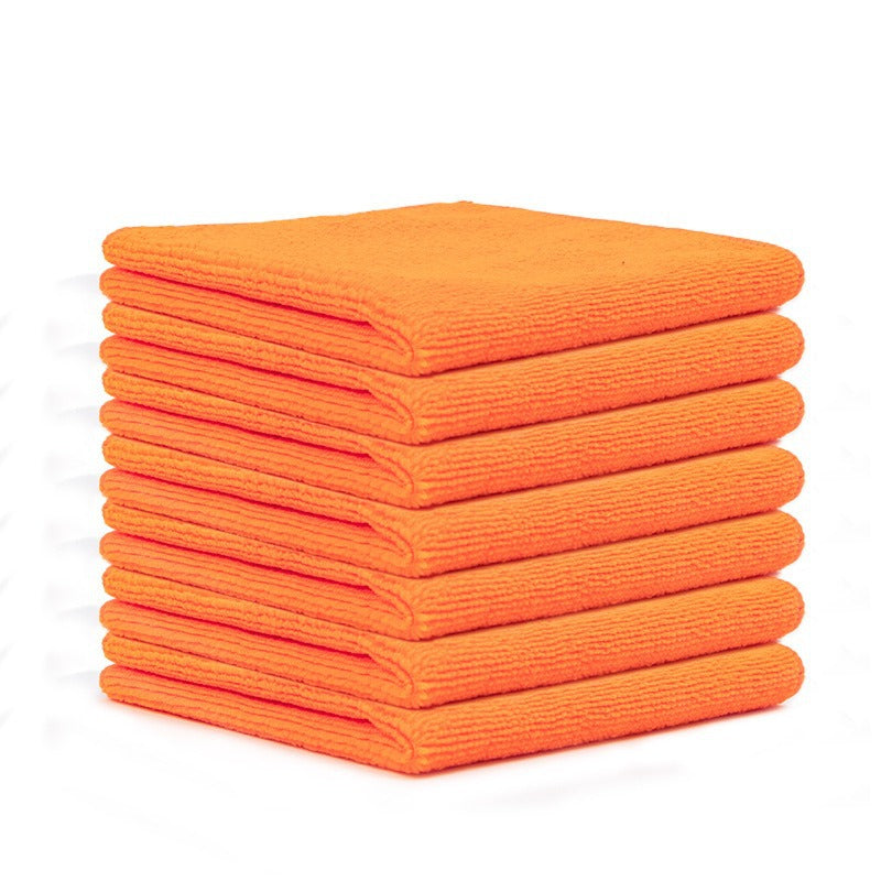 Microfiber absorbent cleaning cloths