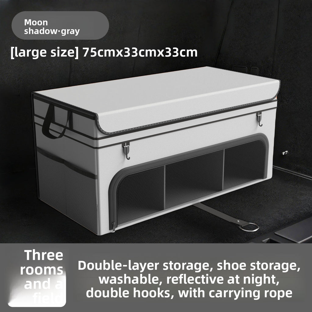 Car Trunk Folding Storage Box – Dual Color Organizer
