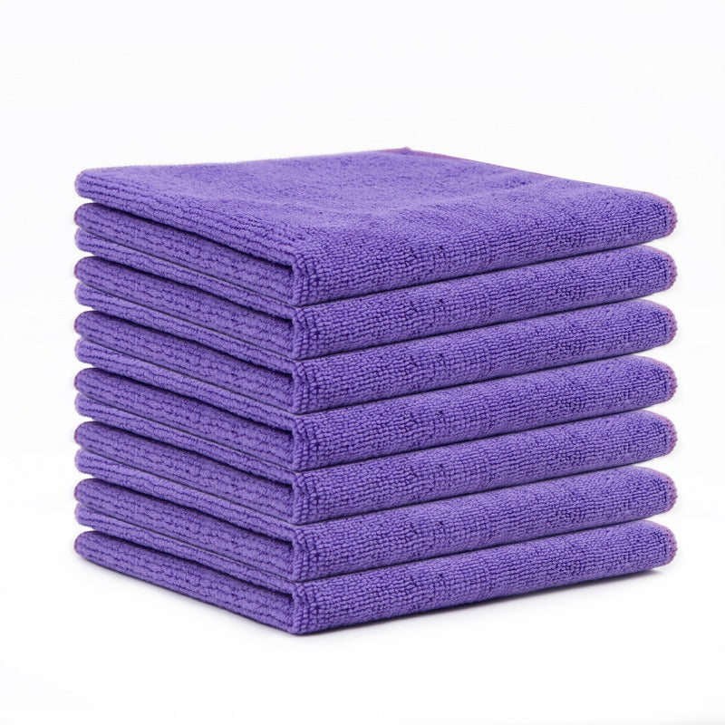 Microfiber absorbent cleaning cloths