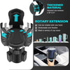 Car Cup Holder Extender – Adjustable Universal Fit