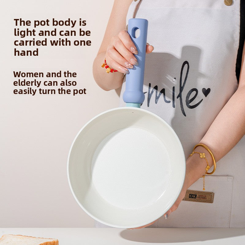 Flat Frying Pan, Stir-Fry Pan, Suitable for All Cooktops