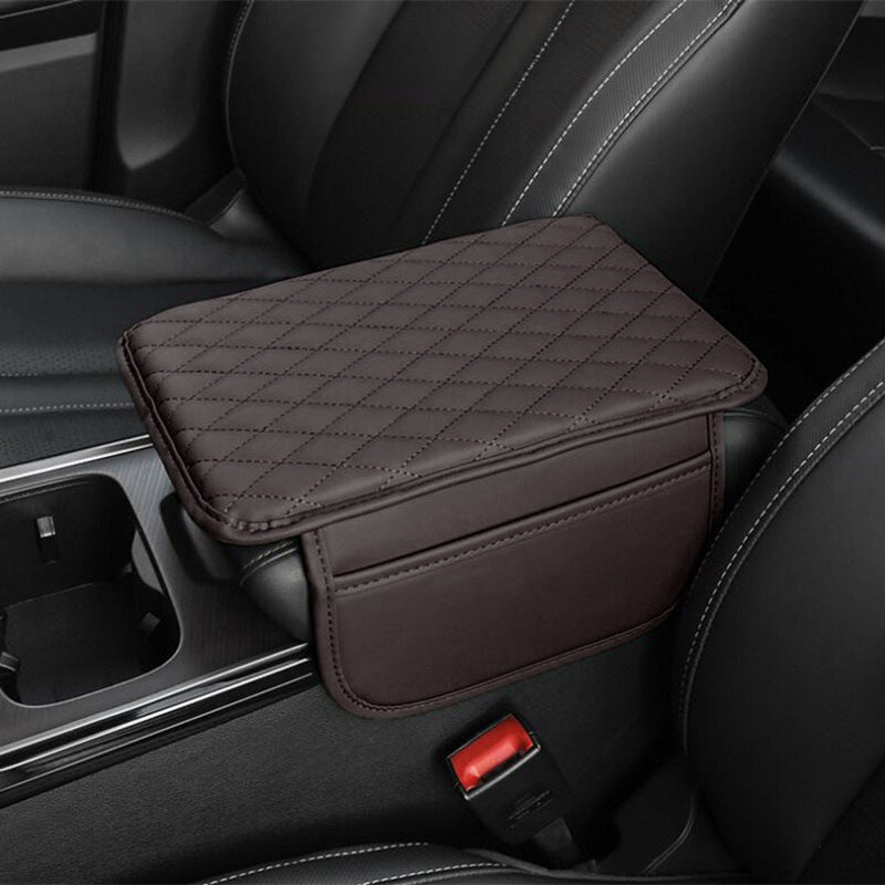 Middle Console Mat Protector with Storage Pocket